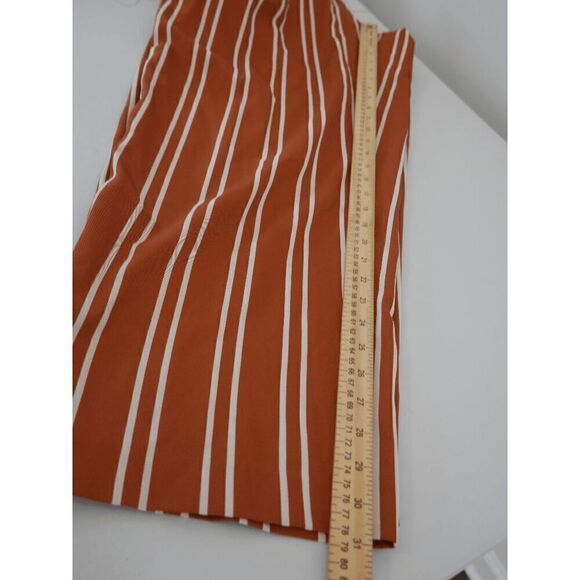 Bar III Women's Plus Size Striped Tie-Waist straight leg Pants 14W - Picture 8 of 9